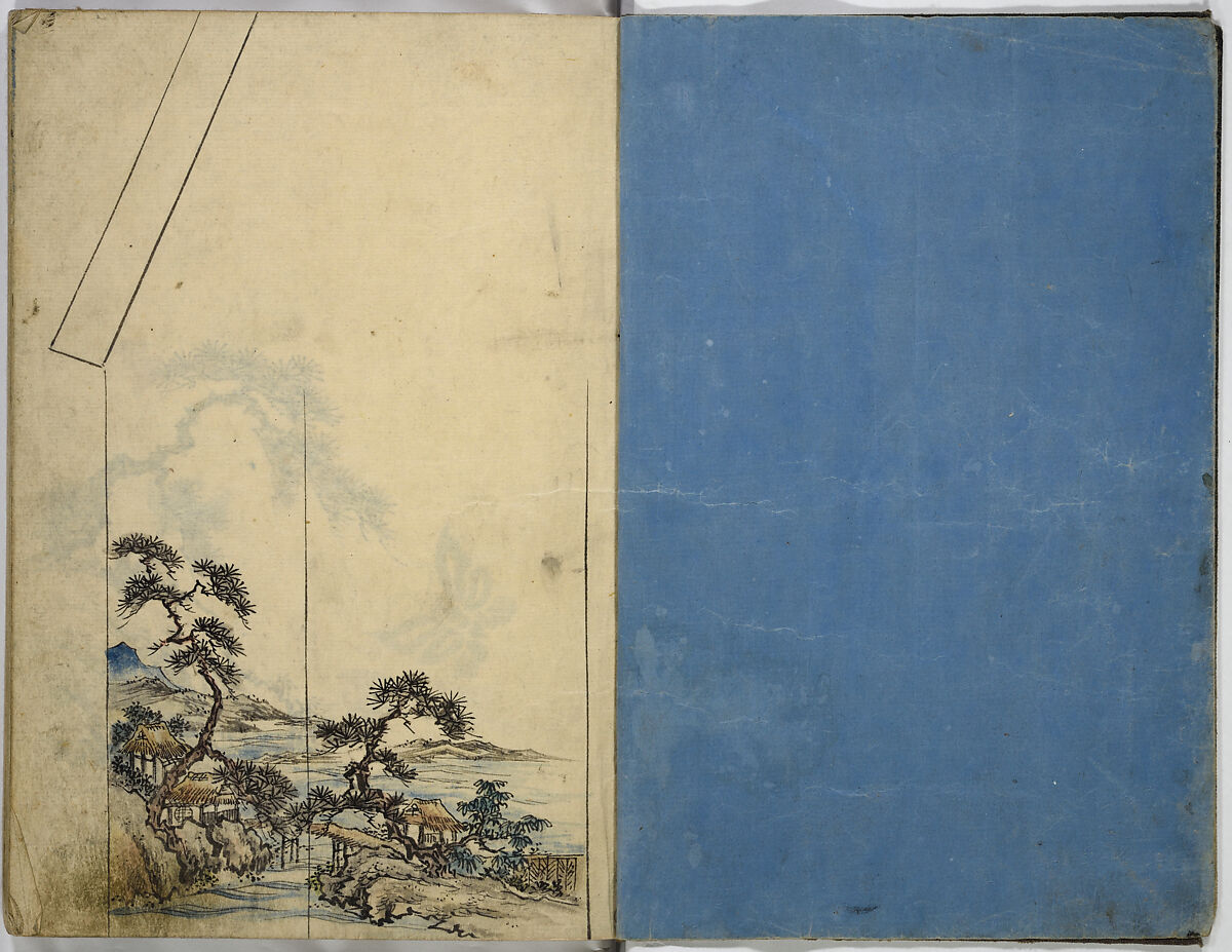 Hinagata cho (Model Book), Unidentified artist, Watercolor and ink on paper, Japan