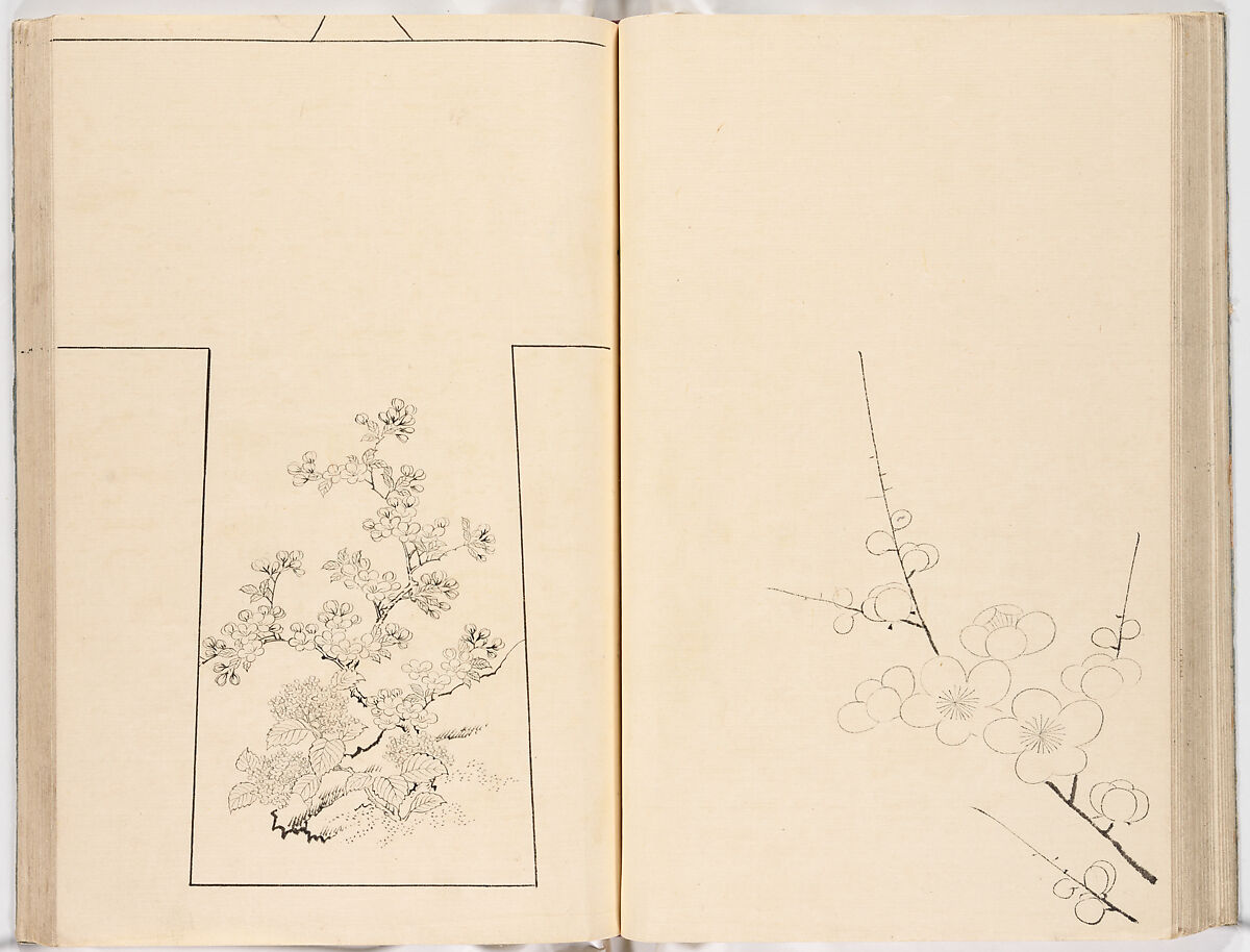Hinagata chō (Model Book), Unidentified artist, Ink on paper, Japan