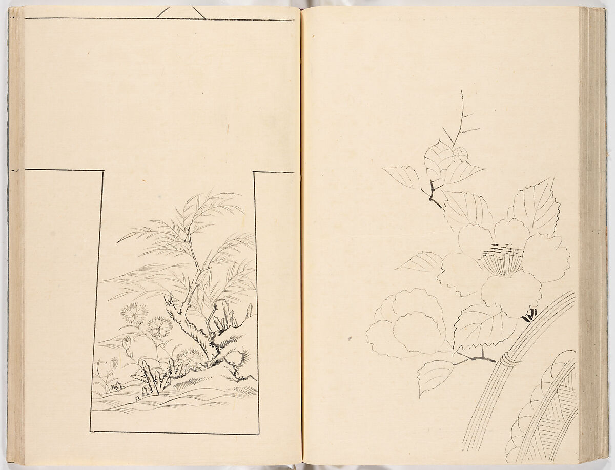 Hinagata chō (Model Book), Unidentified artist, Ink on paper, Japan