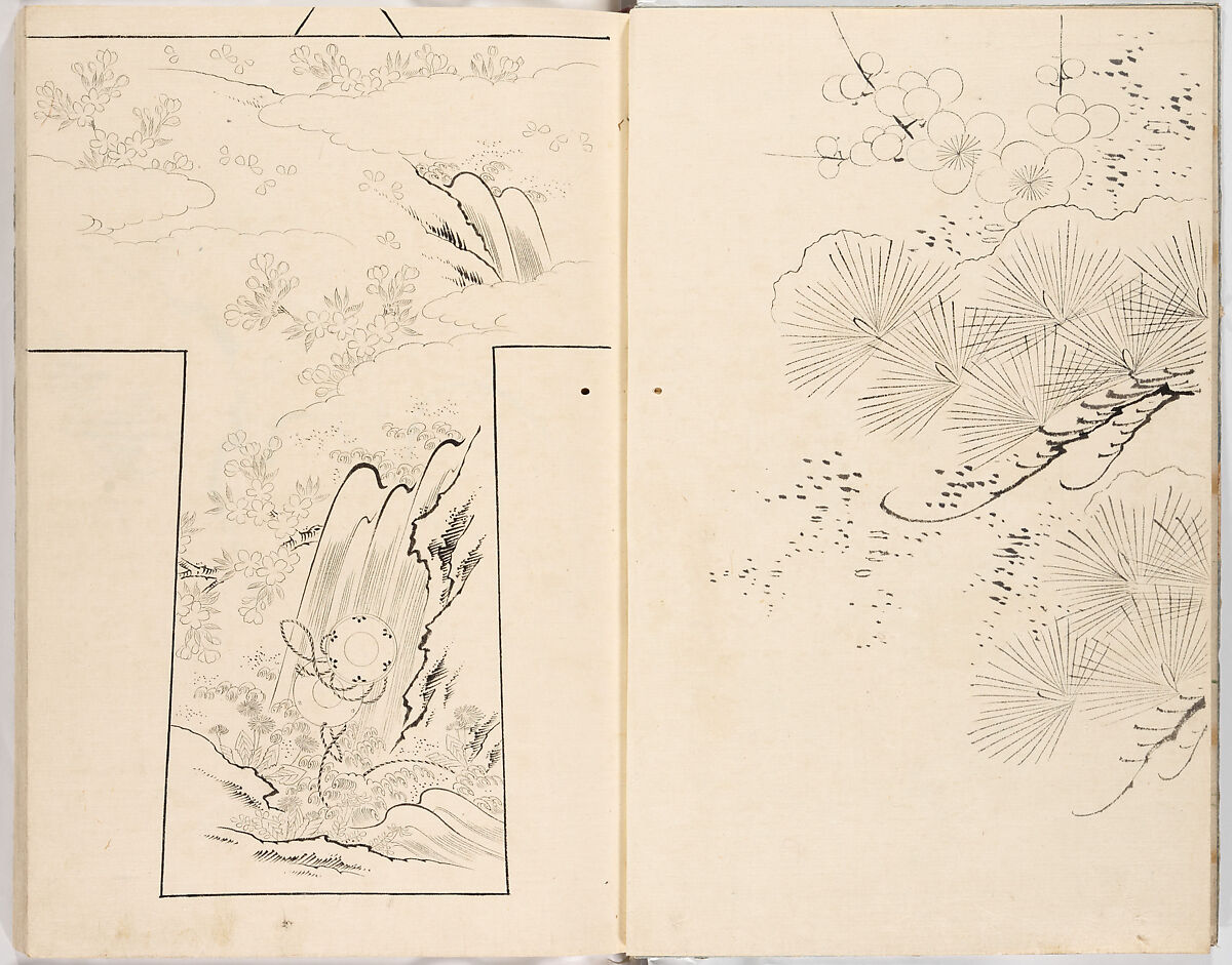 Hinagata chō (Model Book), Unidentified artist, Ink on paper, Japan 