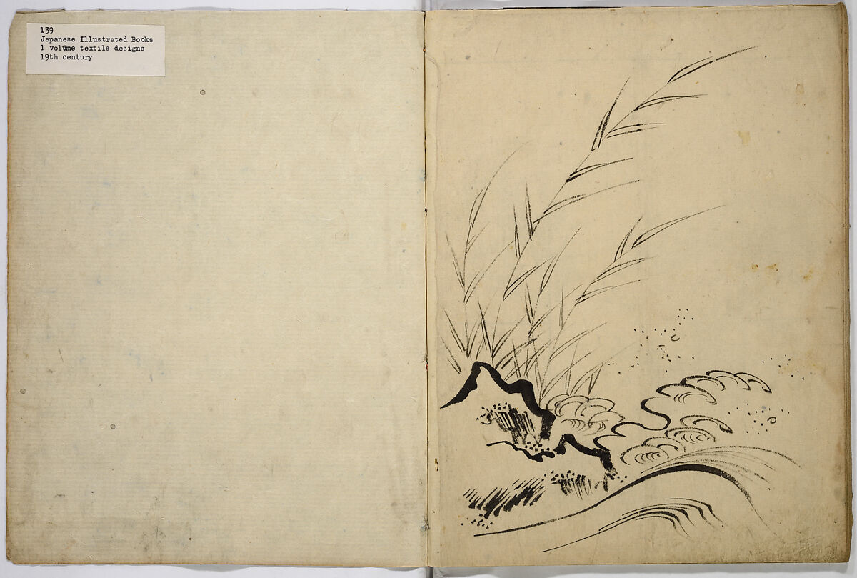Hinagata chō (Model Book), Unidentified artist, Ink on paper, Japan