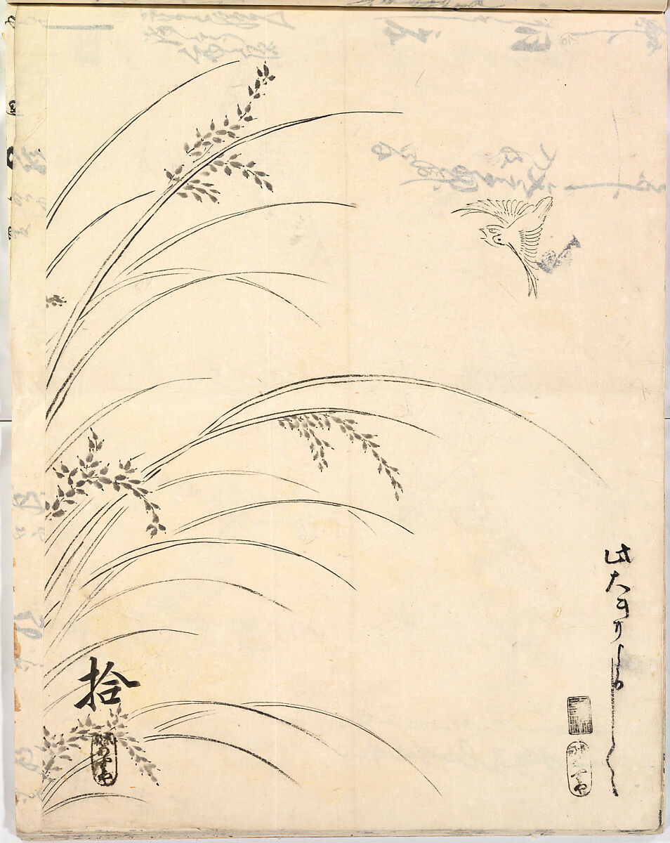 Hinagata chō (Model Book), Unidentified artist, Ink on paper, Japan