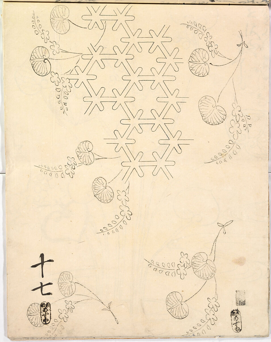 Hinagata chō (Model Book), Unidentified artist, Ink on paper, Japan