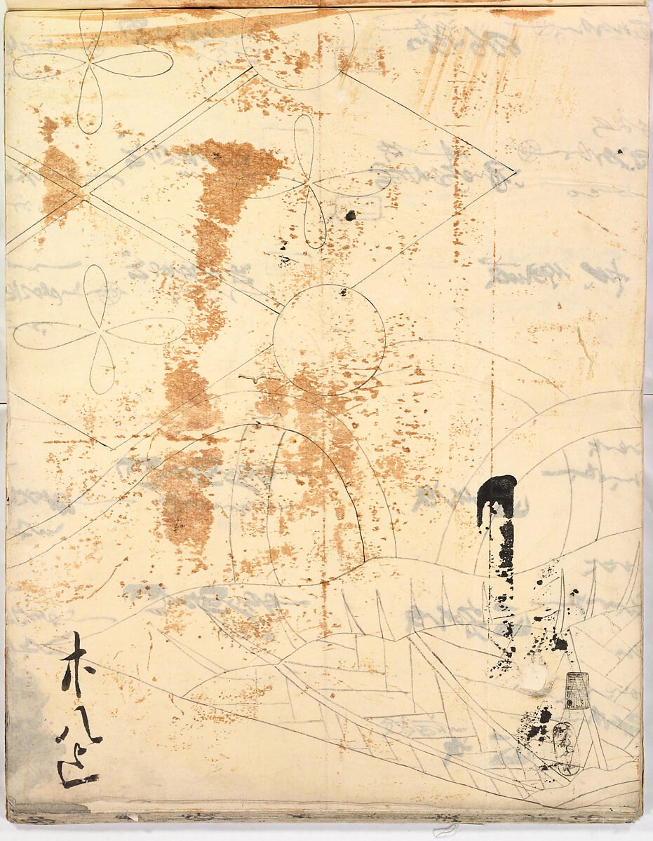 Hinagata chō (Model Book), Unidentified artist, Ink on paper, Japan