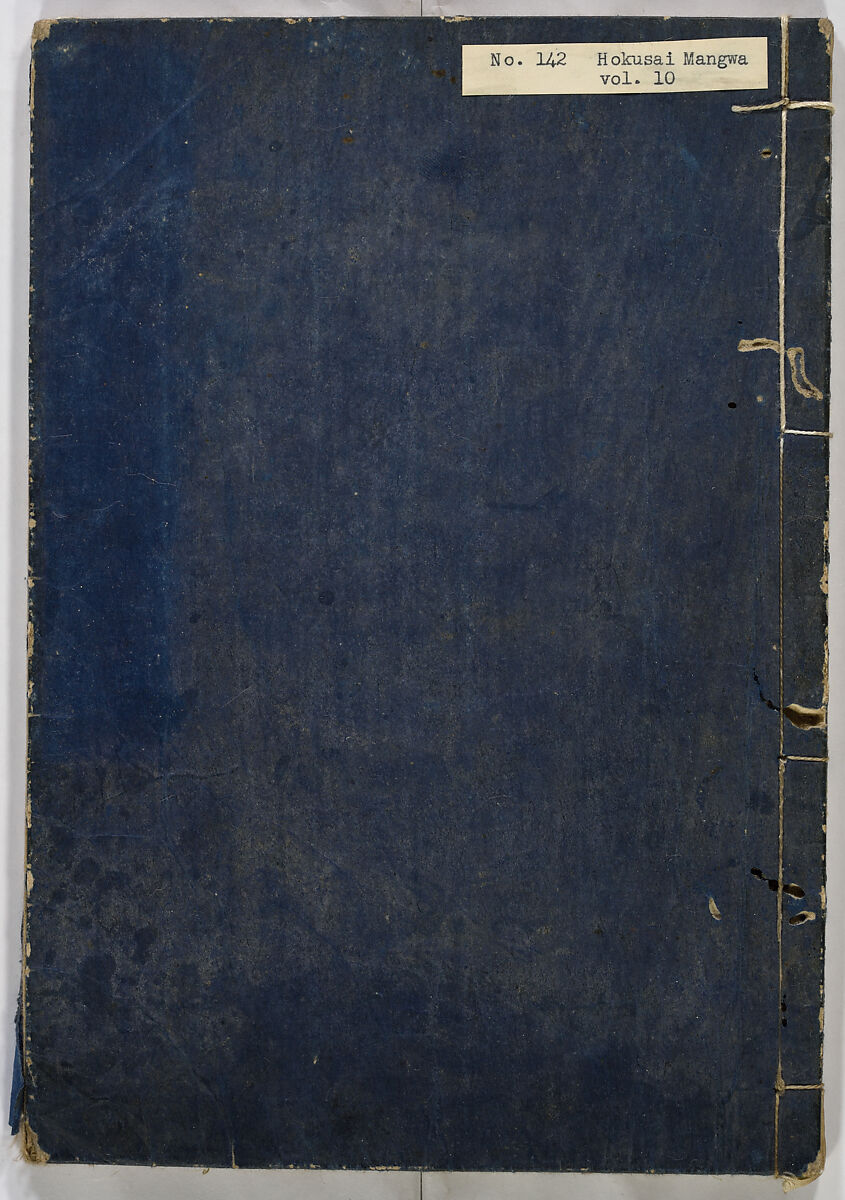 Random Sketches by Hokusai, Katsushika Hokusai (Japanese, Tokyo (Edo) 1760–1849 Tokyo (Edo)), Eight volumes of woodblock printed books; ink and color on paper, Japan