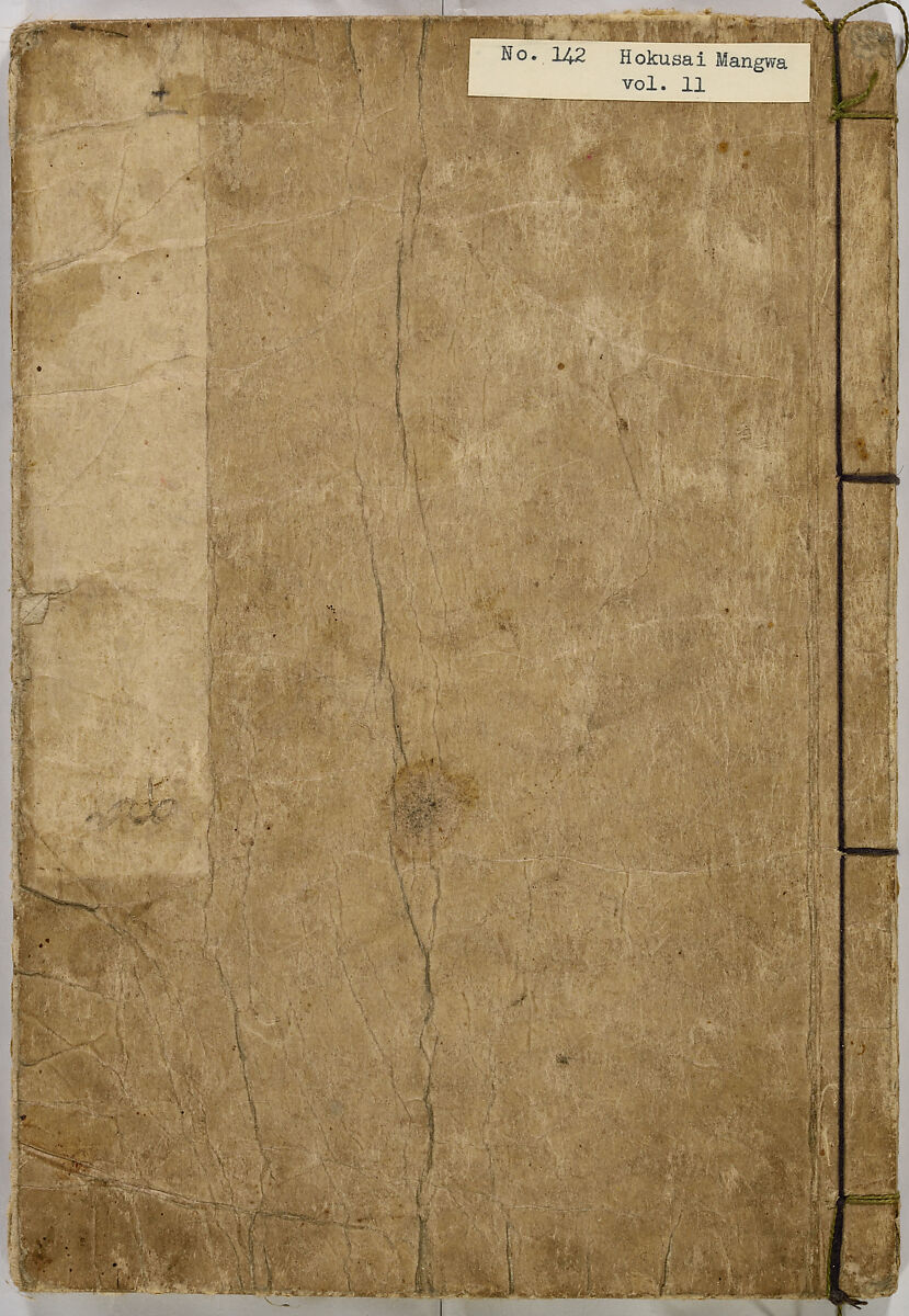 Random Sketches by Hokusai, Katsushika Hokusai (Japanese, Tokyo (Edo) 1760–1849 Tokyo (Edo)), Eight volumes of woodblock printed books; ink and color on paper, Japan