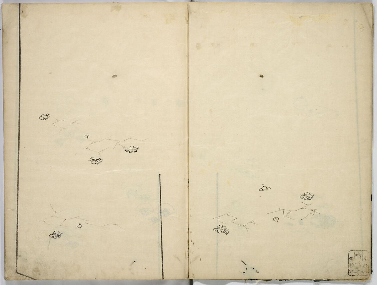 Book of Kimono Patterns, Unidentified artist, Ink drawings on paper, Japan