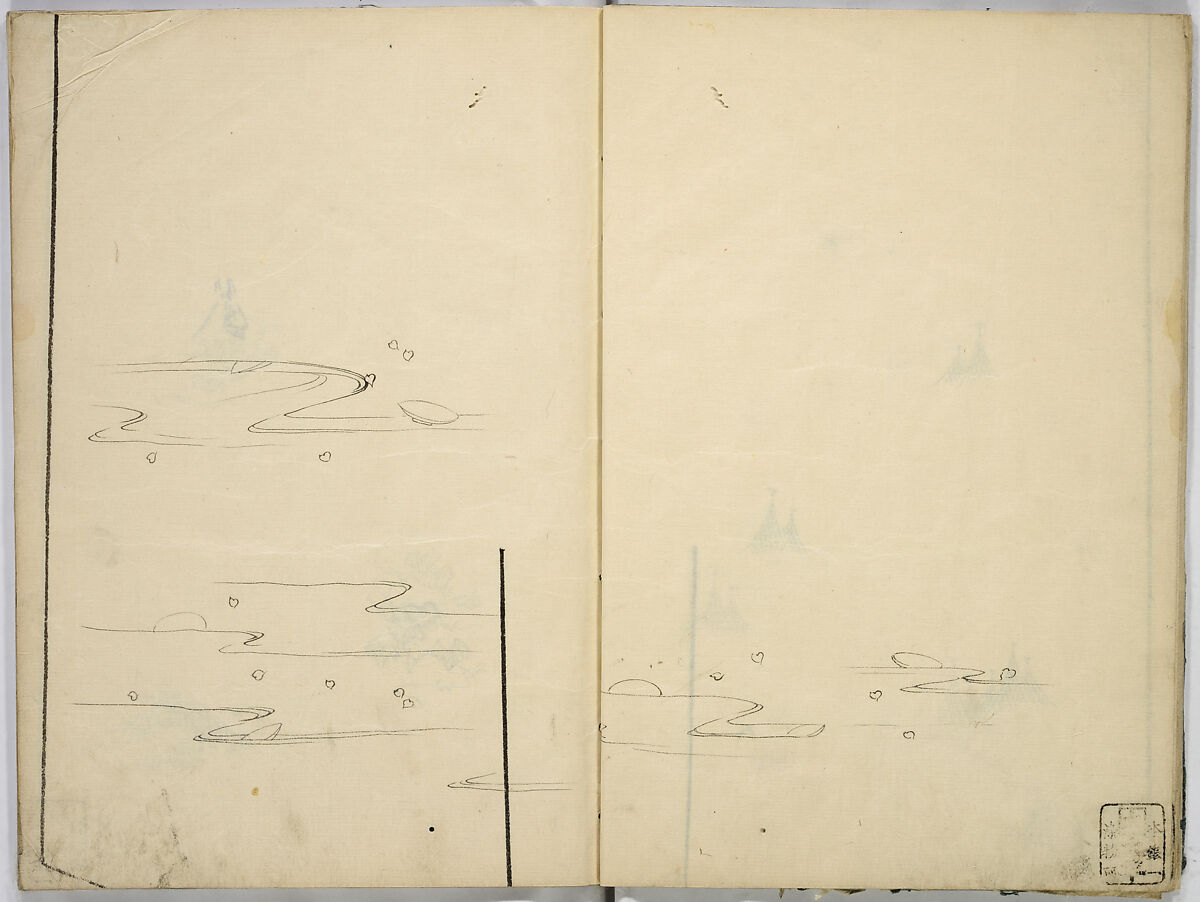 Book of Kimono Patterns, Unidentified artist, Ink drawings on paper, Japan