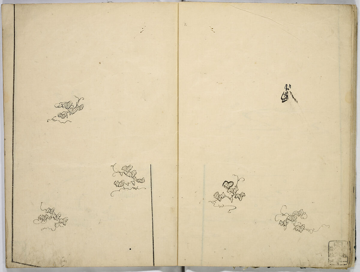 Book of Kimono Patterns, Unidentified artist, Ink drawings on paper, Japan