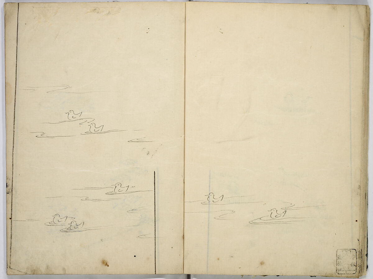 Book of Kimono Patterns, Unidentified artist, Ink drawings on paper, Japan