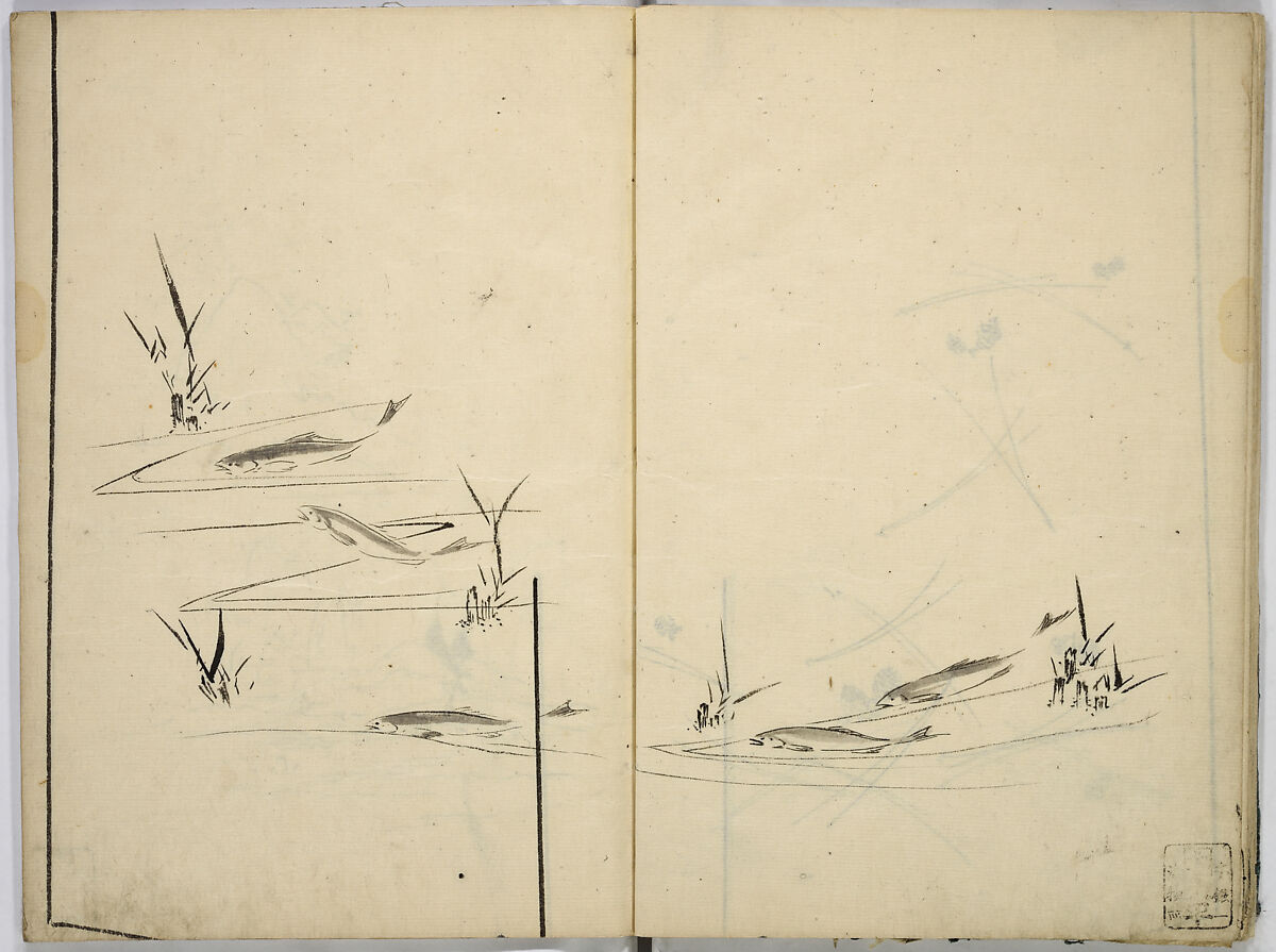 Book of Kimono Patterns, Unidentified artist, Ink drawings on paper, Japan