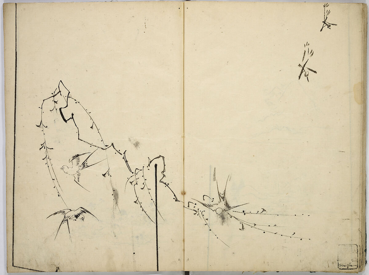 Book of Kimono Patterns, Unidentified artist, Ink drawings on paper, Japan