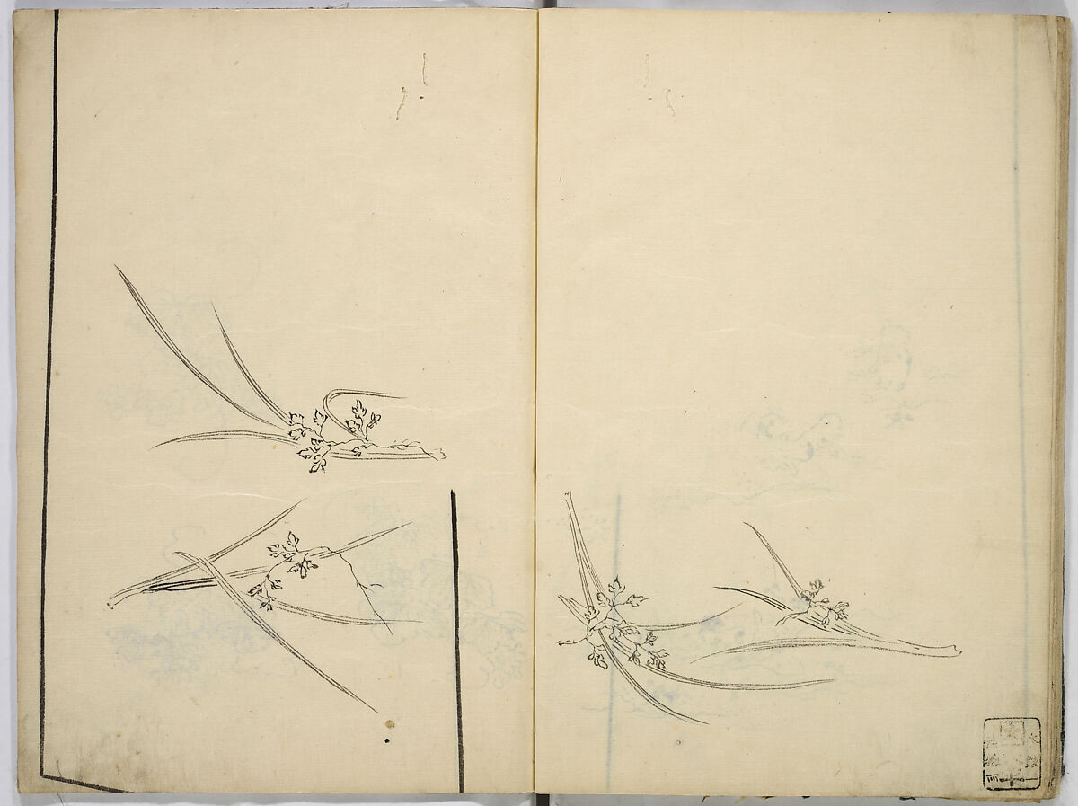 Book of Kimono Patterns, Unidentified artist, Ink drawings on paper, Japan