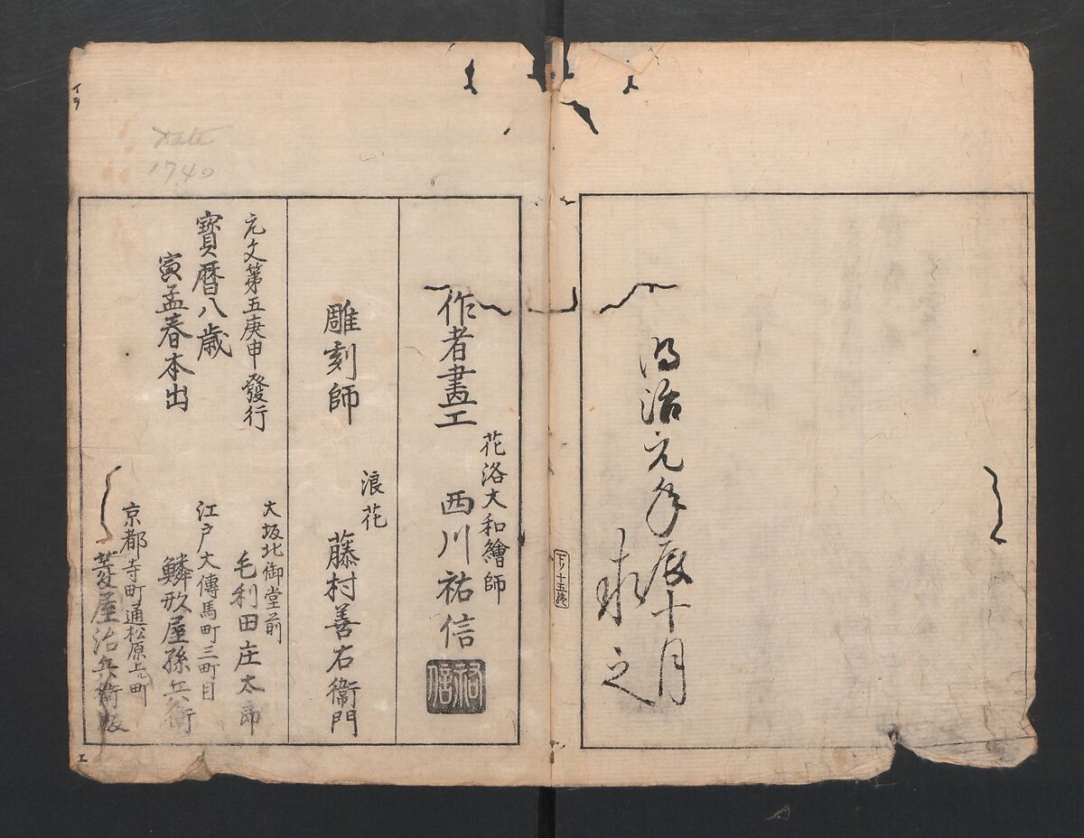 Illustrated Proverbs, The Illustrated Lives of Women  (Ehon Mitsuwagusa) 絵本三津輪草, Nishikawa Sukenobu 西川祐信 (Japanese, 1671–1750), Ink on paper, Japan