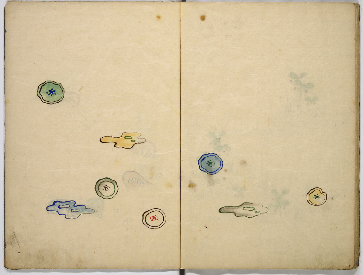 Illustrated book, Unidentified artist, Ink and watercolor on paper, Japan