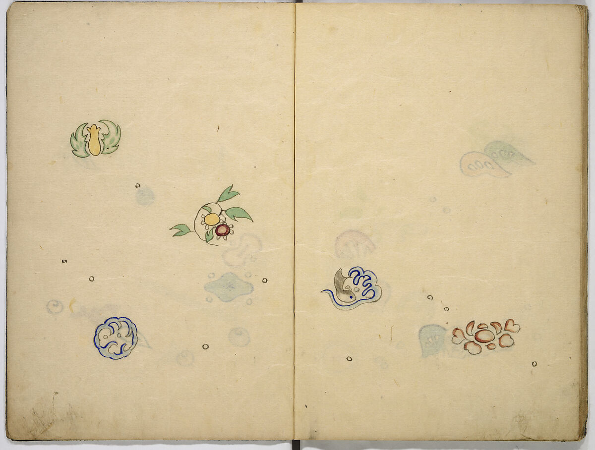 Illustrated book, Unidentified artist, Ink and watercolor on paper, Japan