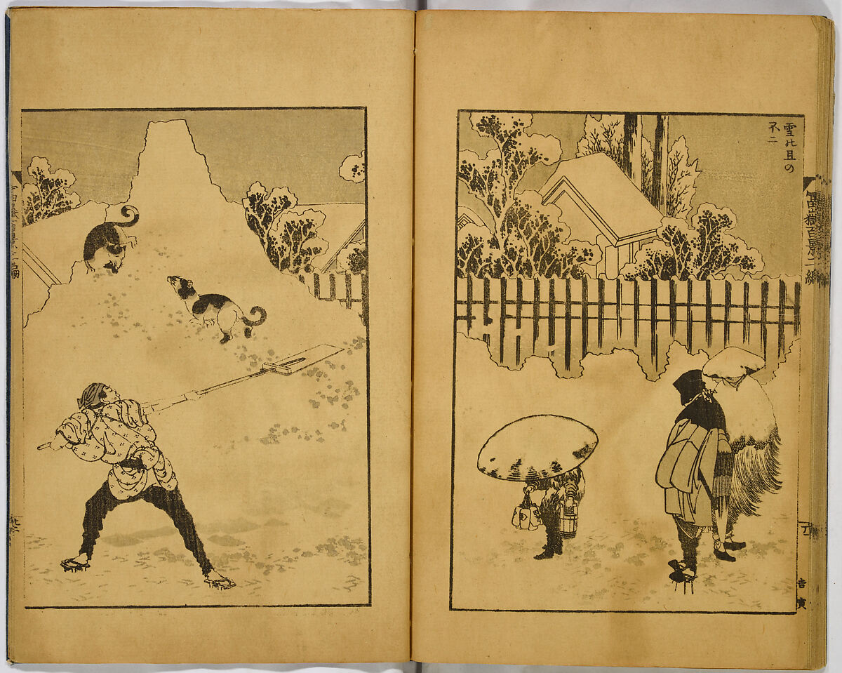 Hundred Views of Fuji, Katsushika Hokusai (Japanese, Tokyo (Edo) 1760–1849 Tokyo (Edo)), Ink on paper, Japan