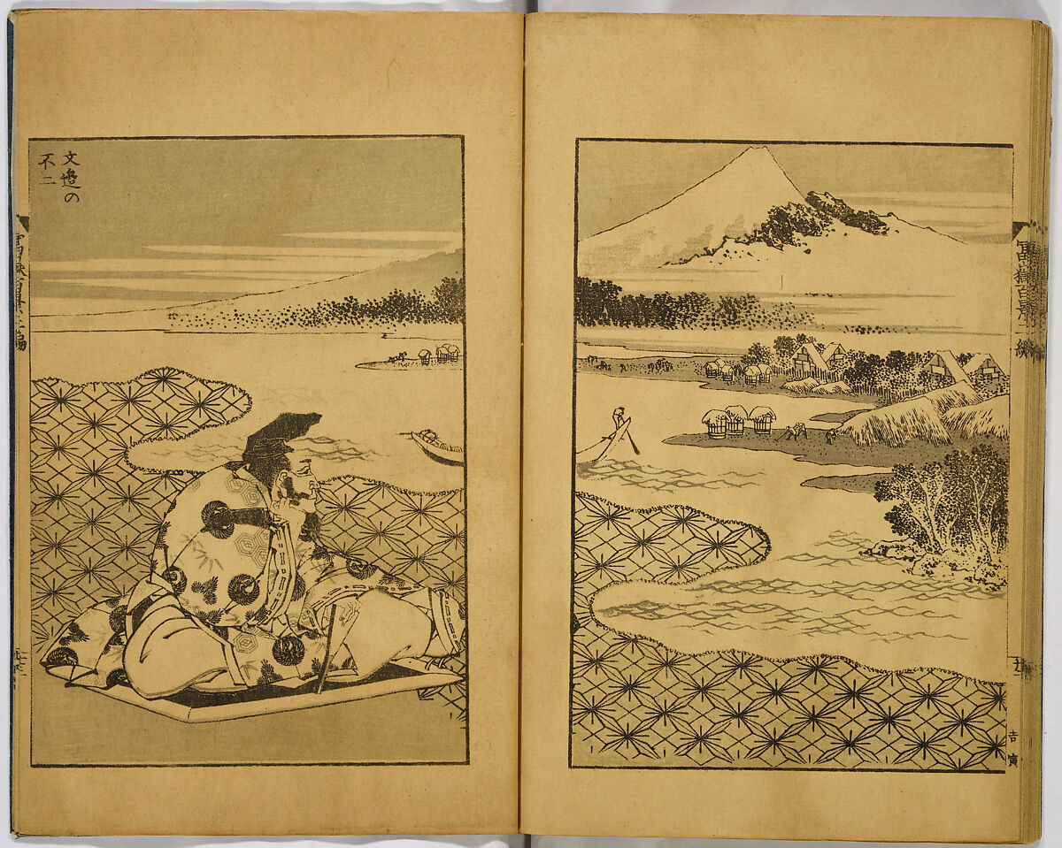 Hundred Views of Fuji, Katsushika Hokusai (Japanese, Tokyo (Edo) 1760–1849 Tokyo (Edo)), Ink on paper, Japan
