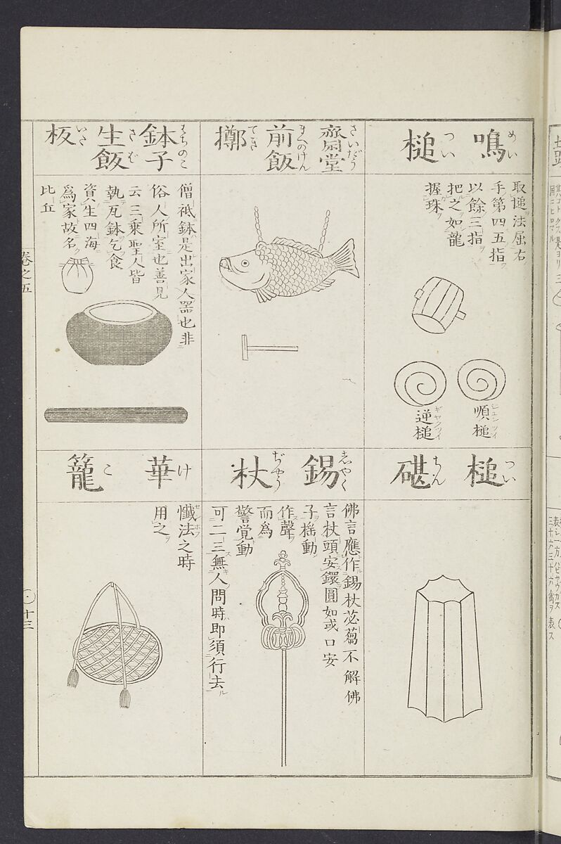 Buddhist Figures and Their Attributes [Meiji edition] (Meiji zōho shoshū butsuzō zui)  明治増補諸宗佛像図彙, Kino Shūshin 紀秀信 (Japanese, active 1783), Ink on paper, Japan