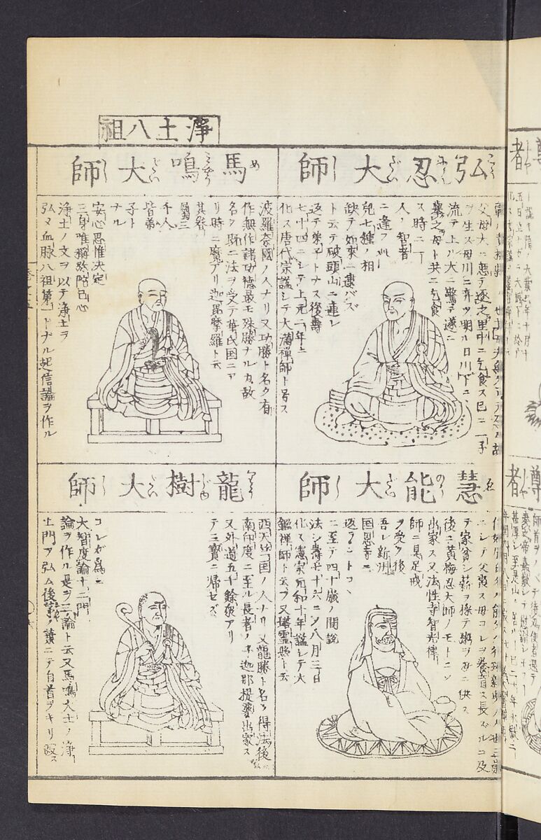 Buddhist Figures and Their Attributes (Zōho shoshū Butsuzō zui) 増補諸宗 佛像図彙, Kino Shūshin 紀秀信 (Japanese, active 1783), Set of five volumes; ink on paper, Japan