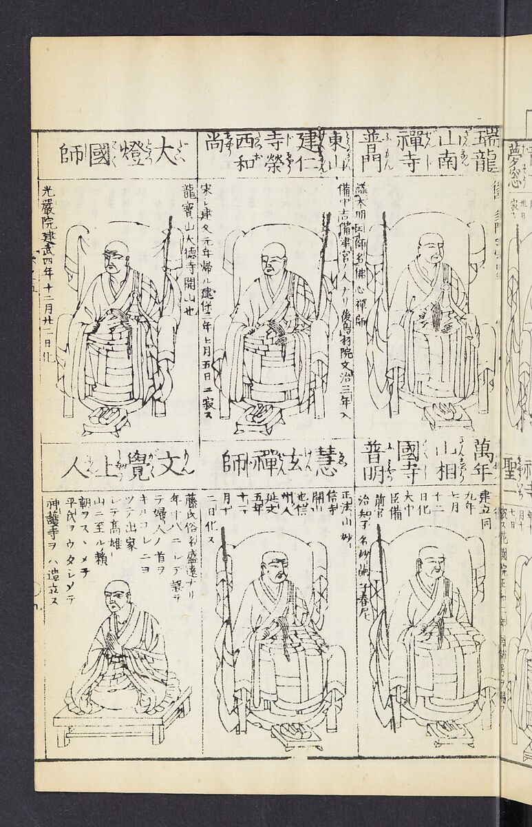 Buddhist Figures and Their Attributes (Zōho shoshū Butsuzō zui) 増補諸宗 佛像図彙, Kino Shūshin 紀秀信 (Japanese, active 1783), Set of five volumes; ink on paper, Japan