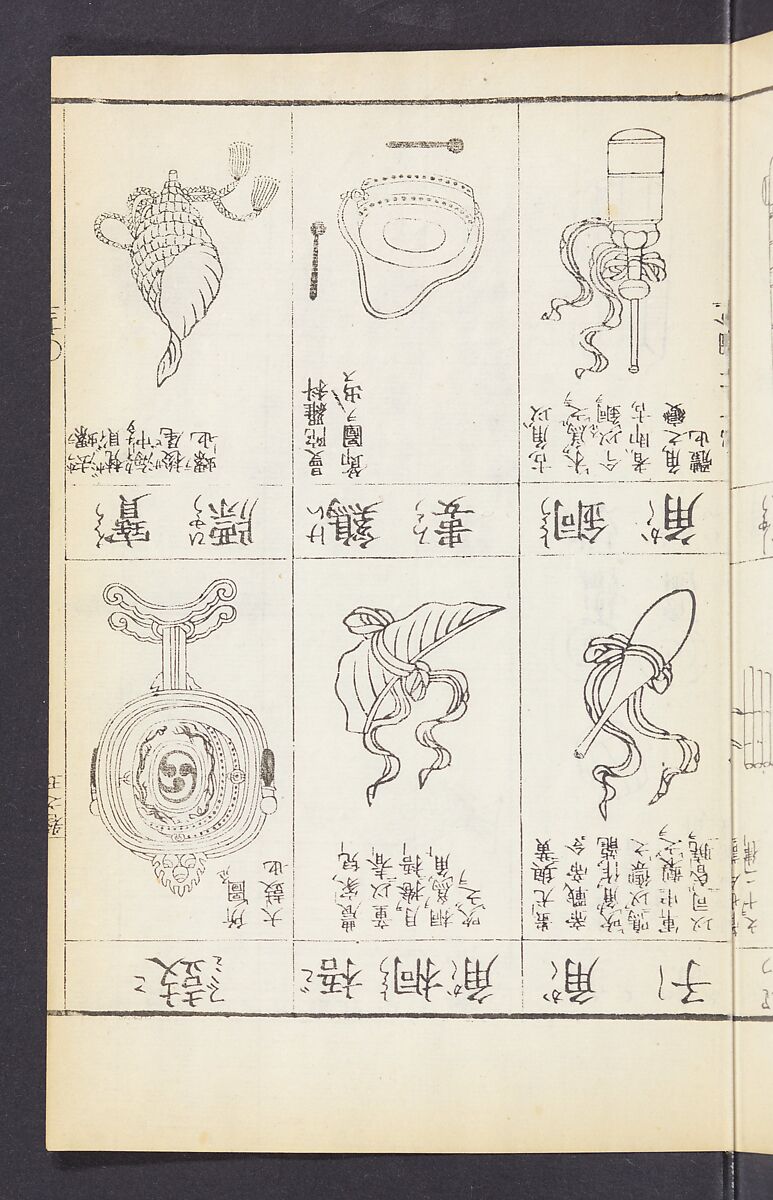 Buddhist Figures and Their Attributes (Zōho shoshū Butsuzō zui) 増補諸宗 佛像図彙, Kino Shūshin 紀秀信 (Japanese, active 1783), Set of five volumes; ink on paper, Japan