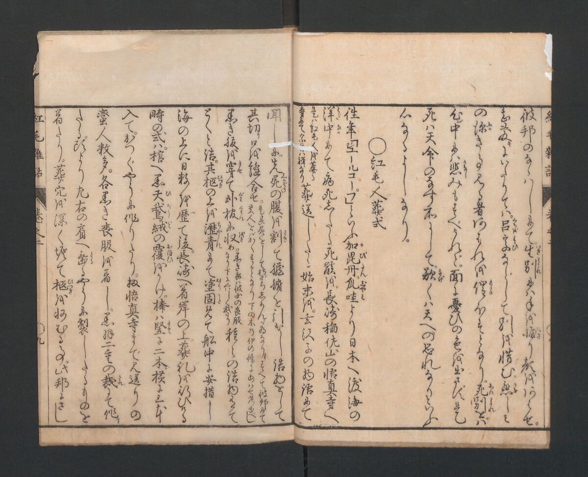 Encyclopedia of Western Art (Kōmō zatsuwa) 紅毛雑話, Morishima Chūryō 森島中 (Japanese, 1754–1810), Ink on paper, Japan