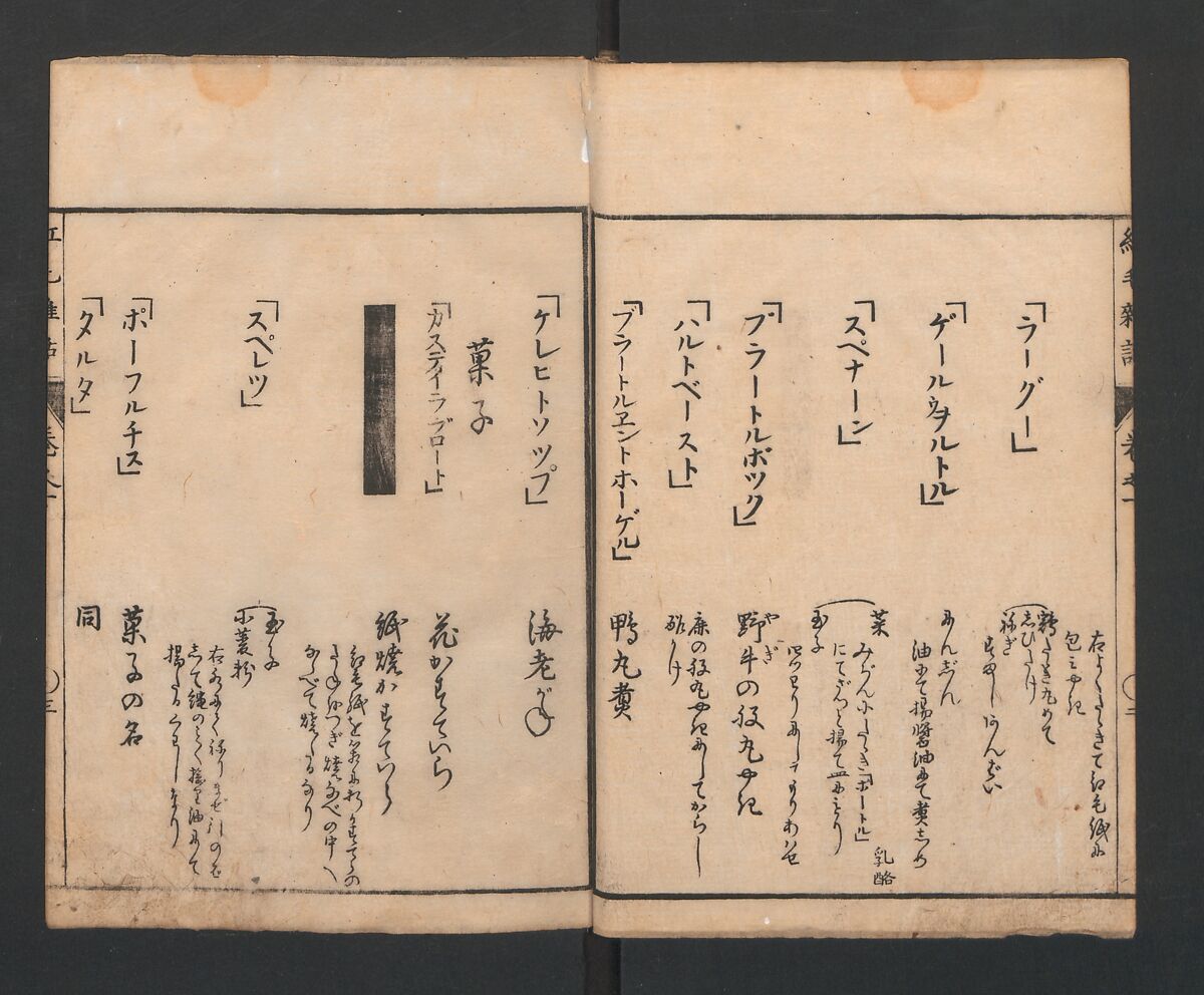 Encyclopedia of Western Art (Kōmō zatsuwa) 紅毛雑話, Morishima Chūryō 森島中 (Japanese, 1754–1810), Ink on paper, Japan