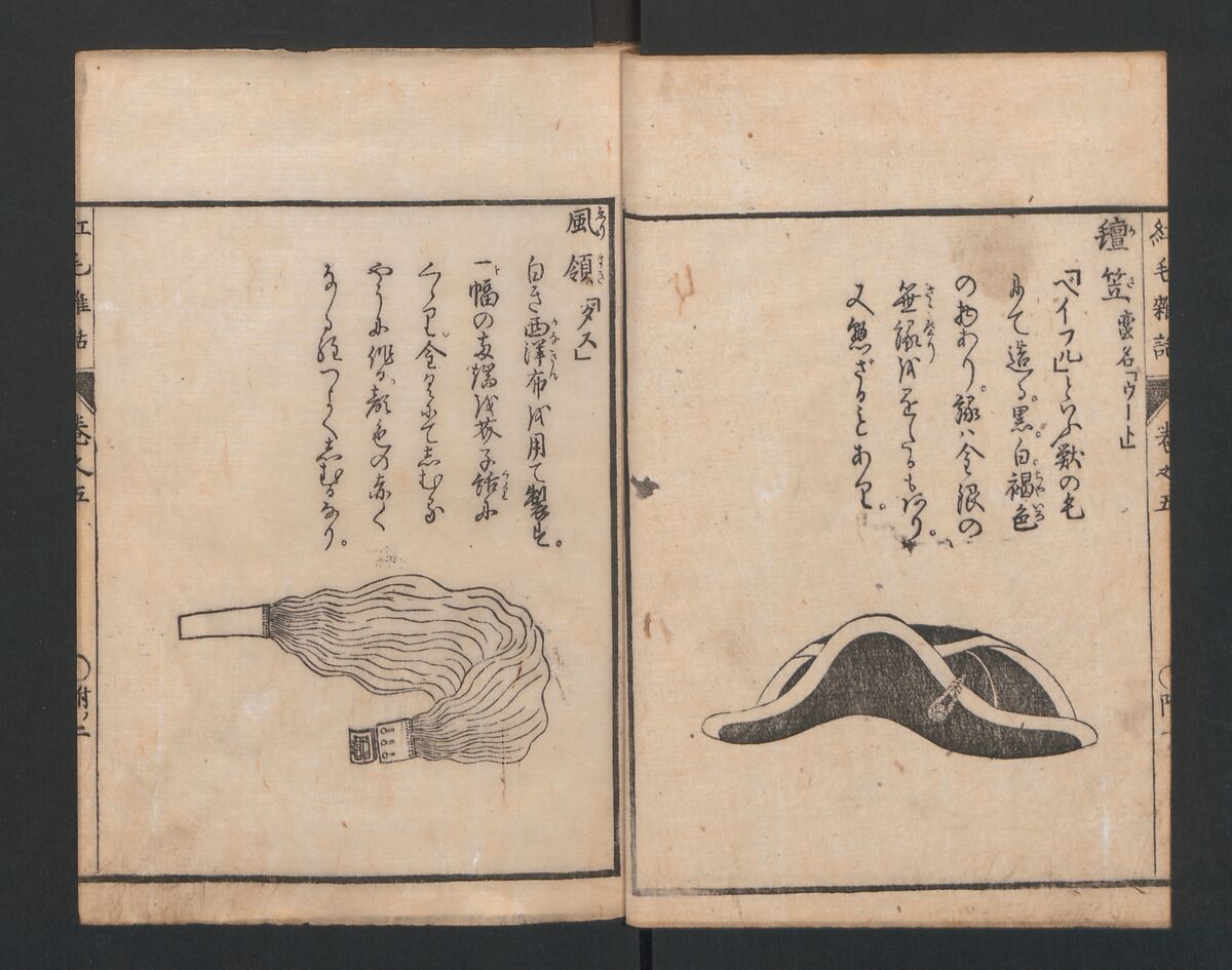 Encyclopedia of Western Art (Kōmō zatsuwa) 紅毛雑話, Morishima Chūryō 森島中 (Japanese, 1754–1810), Ink on paper, Japan
