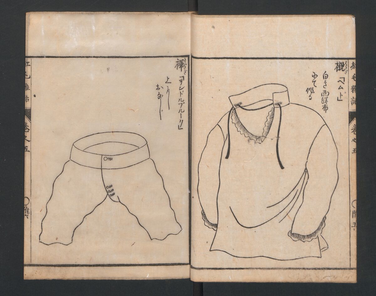 Encyclopedia of Western Art (Kōmō zatsuwa) 紅毛雑話, Morishima Chūryō 森島中 (Japanese, 1754–1810), Ink on paper, Japan