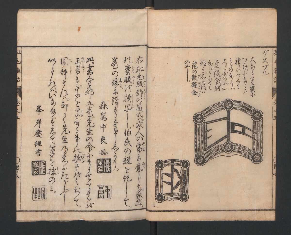 Encyclopedia of Western Art (Kōmō zatsuwa) 紅毛雑話, Morishima Chūryō 森島中 (Japanese, 1754–1810), Ink on paper, Japan