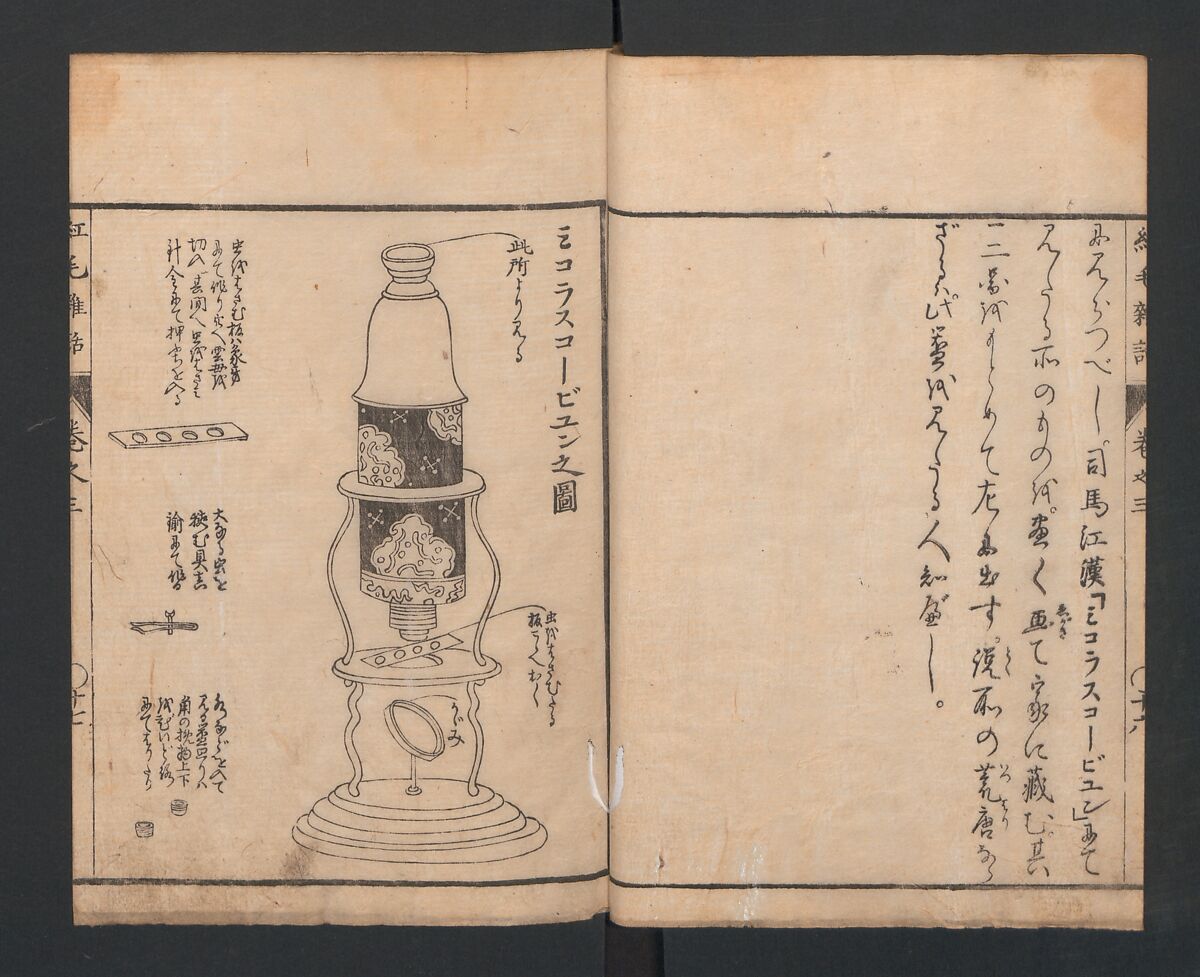 Encyclopedia of Western Art (Kōmō zatsuwa) 紅毛雑話, Morishima Chūryō 森島中 (Japanese, 1754–1810), Ink on paper, Japan