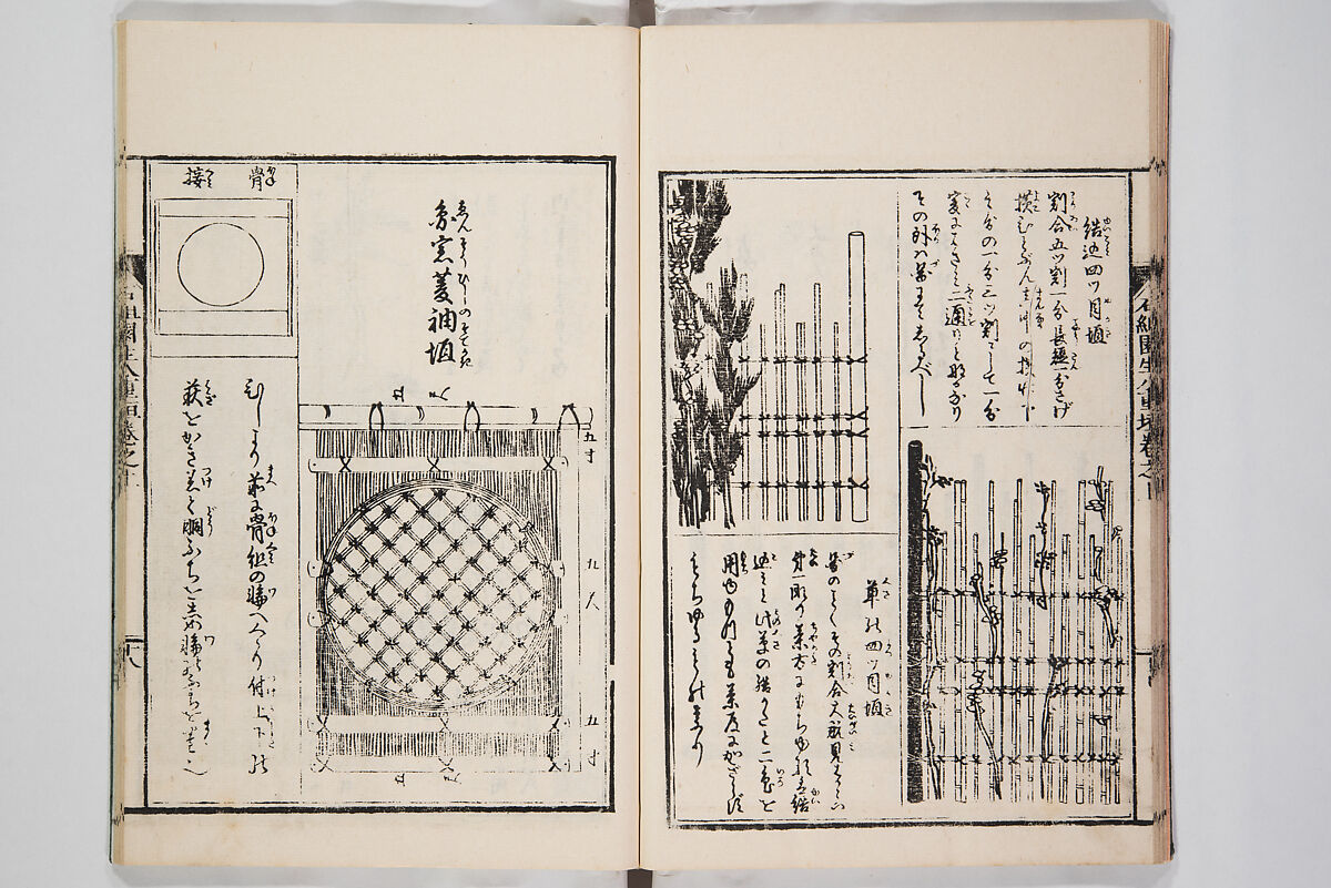 Illustrated Book of Floral Arrangements in the Mishō Style, Mishōsai Kōho (Japanese, 1791–1861), Monochrome woodblock printed book, Japan
