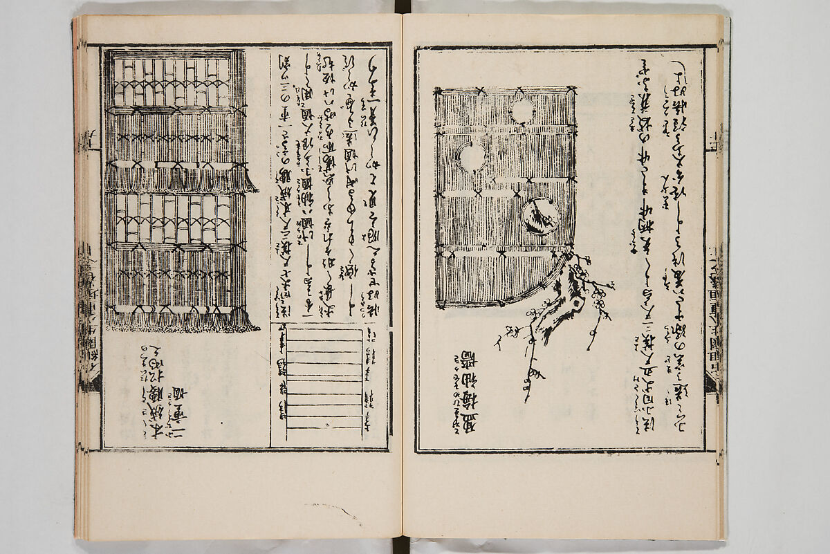 Illustrated Book of Floral Arrangements in the Mishō Style, Mishōsai Kōho (Japanese, 1791–1861), Monochrome woodblock printed book, Japan