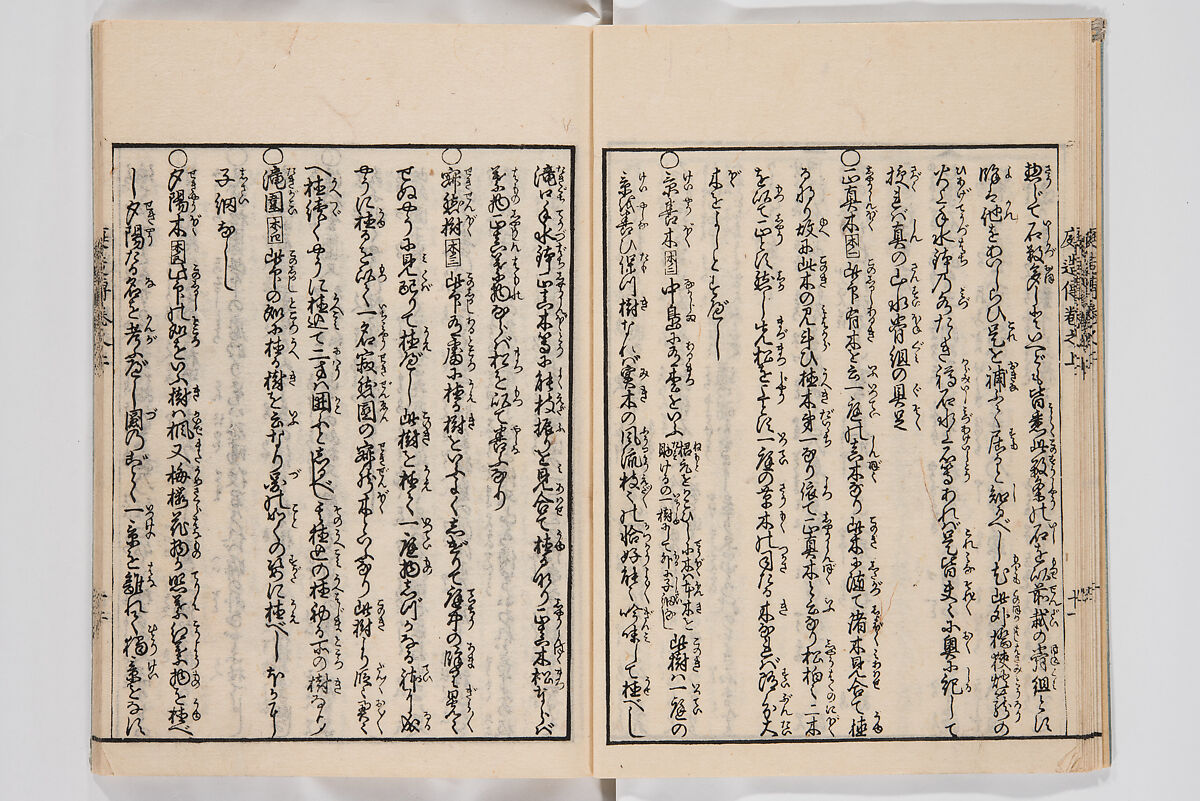 Illustrated Book of Floral Arrangements in the Mishō Style, Mishōsai Kōho (Japanese, 1791–1861), Monochrome woodblock printed book, Japan