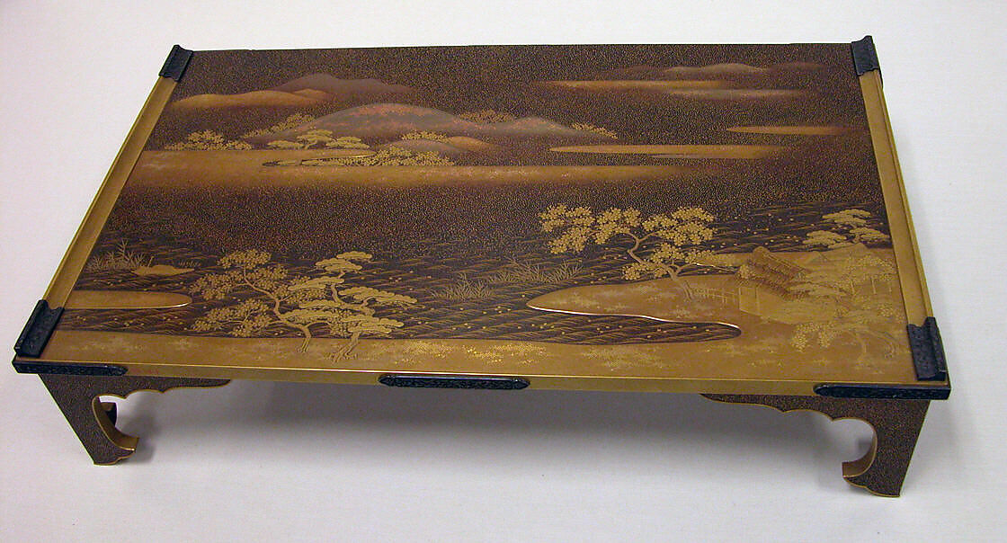 Writing Table, Lacquer with gold and silver decoration, Japan