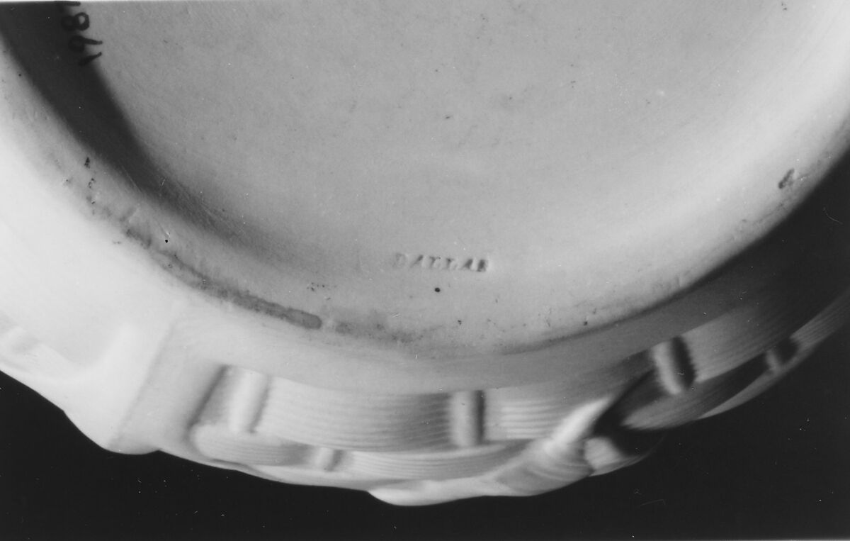 Pitcher, Dallas Pottery (1865–82), Porcelain, American