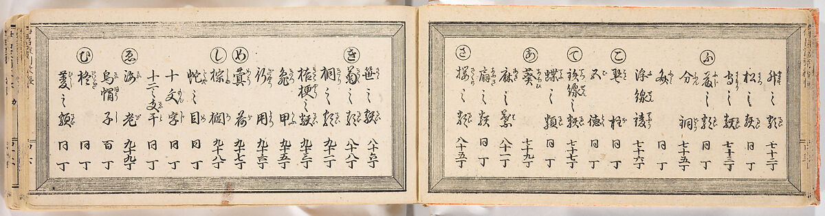 A Notebook of Mon, Ink on paper, Japan