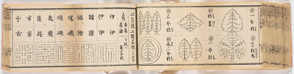 A Notebook of Mon, Ink on paper, Japan