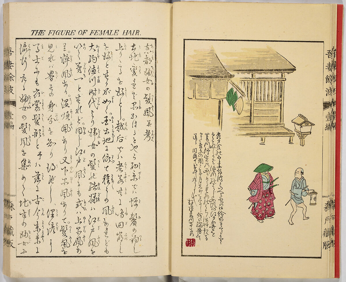 Ancient and Modern; Various Usages of Tokio Japan, Ink on paper, Japan