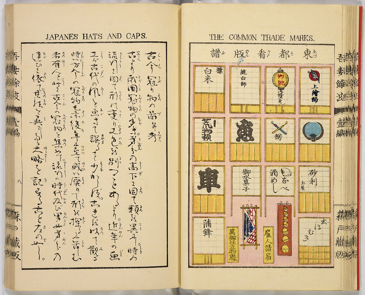 Ancient and Modern; Various Usages of Tokio Japan, Ink on paper, Japan