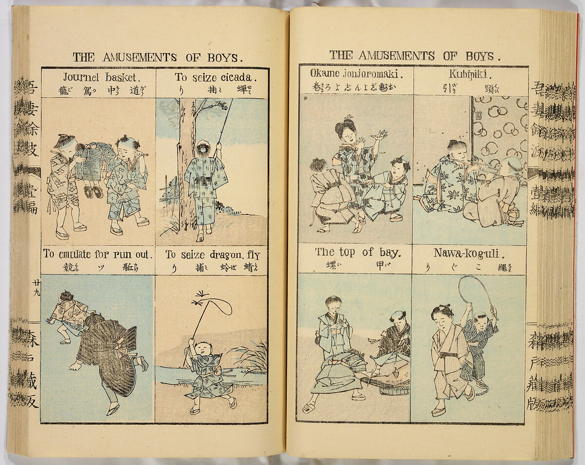 Ancient and Modern; Various Usages of Tokio Japan, Ink on paper, Japan