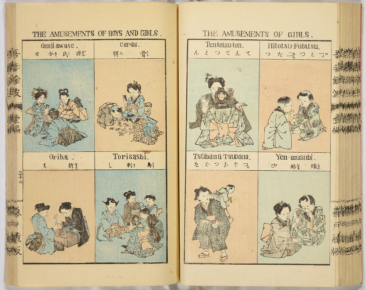 Ancient and Modern; Various Usages of Tokio Japan, Ink on paper, Japan