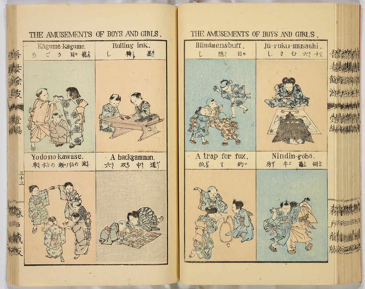 Ancient and Modern; Various Usages of Tokio Japan, Ink on paper, Japan