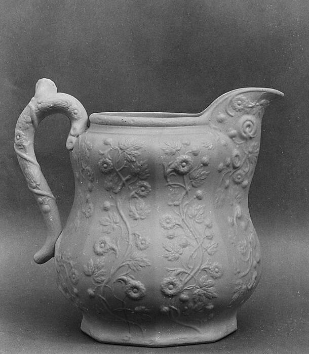Pitcher, Fenton's Works (1847–1848), Parian porcelain, American