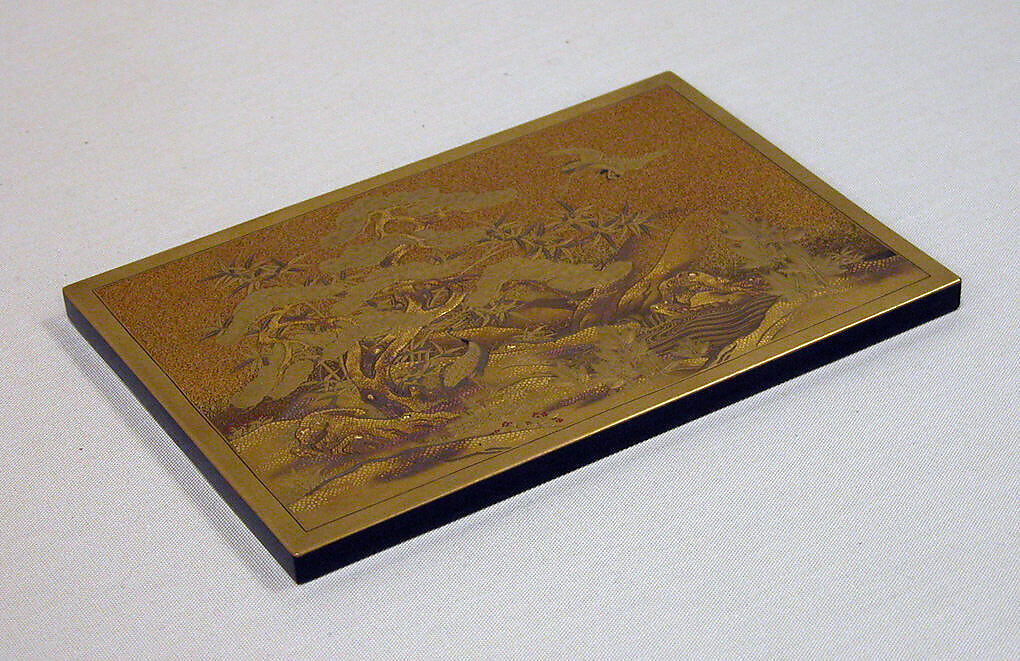 Panel, Lacquer with gold, Japan