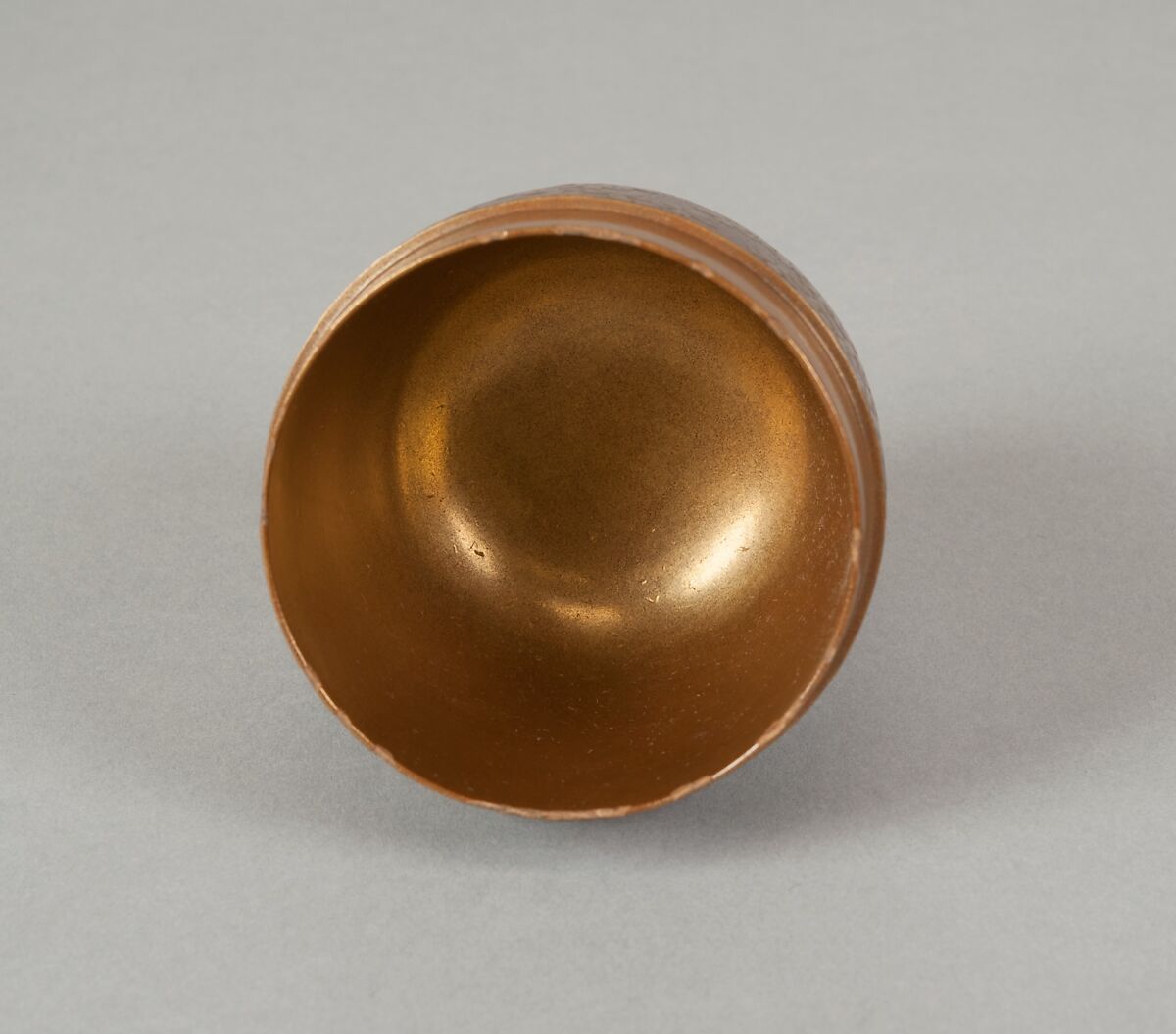 Tea Caddy with Cover, Gold lacquer, Japan