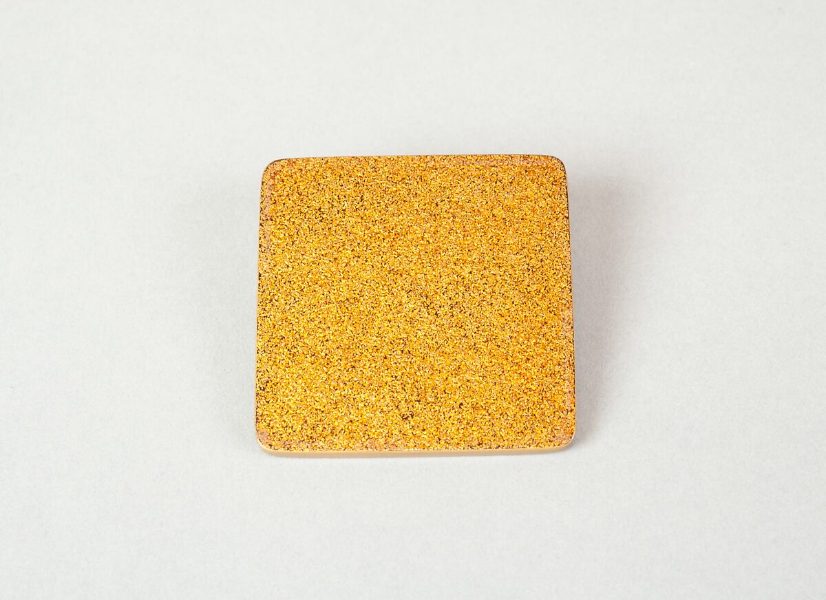 Ash Container (Takigara-ire) for Incense Ceremony, with Family Crest, Pine, Bamboo, and Plum, Lacquered wood with gold, silver togidashimaki-e, hiramaki-e, and cutout gold leaf, Japan