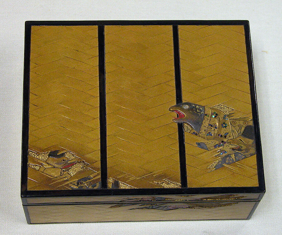 Box with tray, Lacquer, Japan