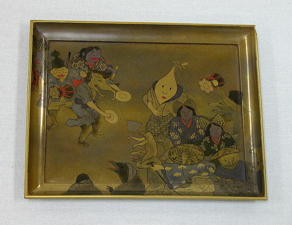 Box with tray, Lacquer, Japan